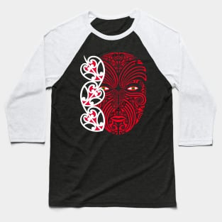 Māori warrior face Baseball T-Shirt